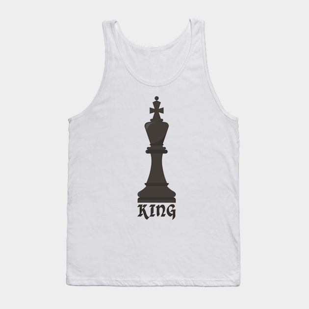 Chess King Tank Top by IKAT